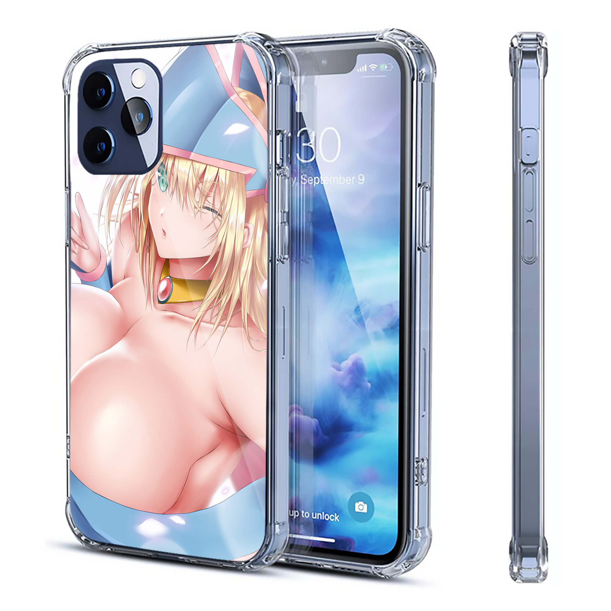 （画像用） 遊☆戯☆王 Yu-Gi-Oh! 【iPhone 12シリーズ対応】透明スマホケース（クリアソフトケース）